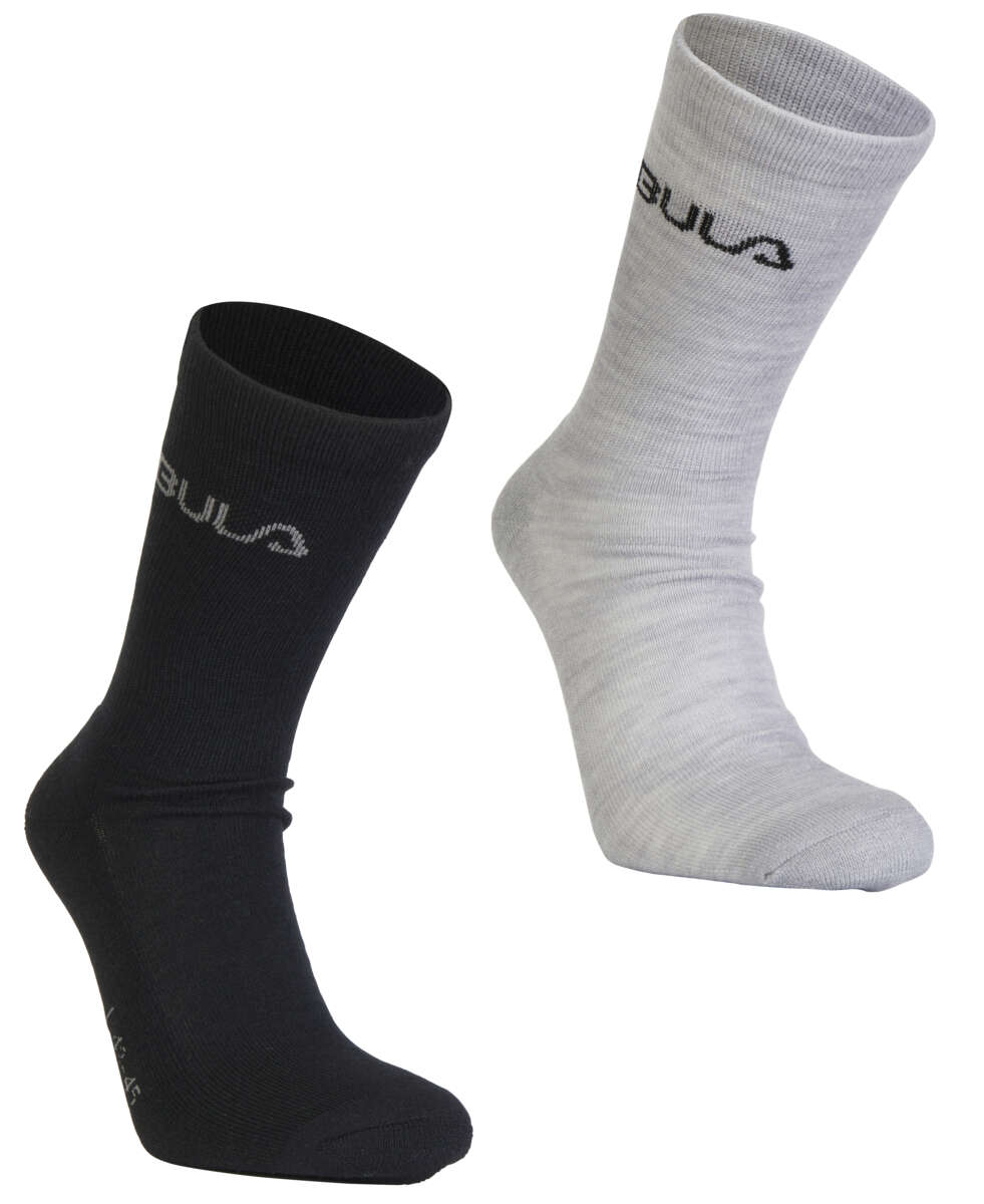 Bula Comfy Wool Sock ullsokke 2-pk herre