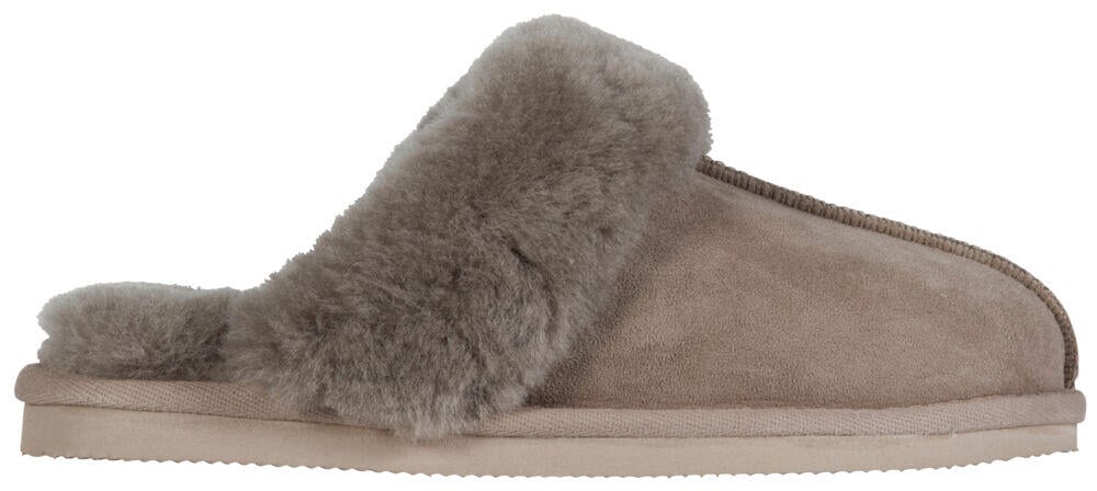 Mjuk skinntøfler dame