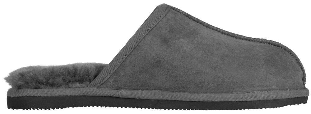 Mjuk skinntøfler herre