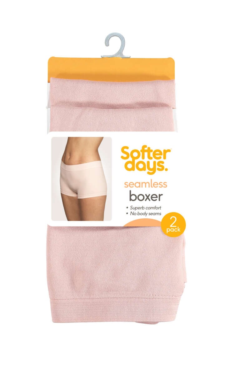 Softer Days Seamless boxertruser 2-pk dame