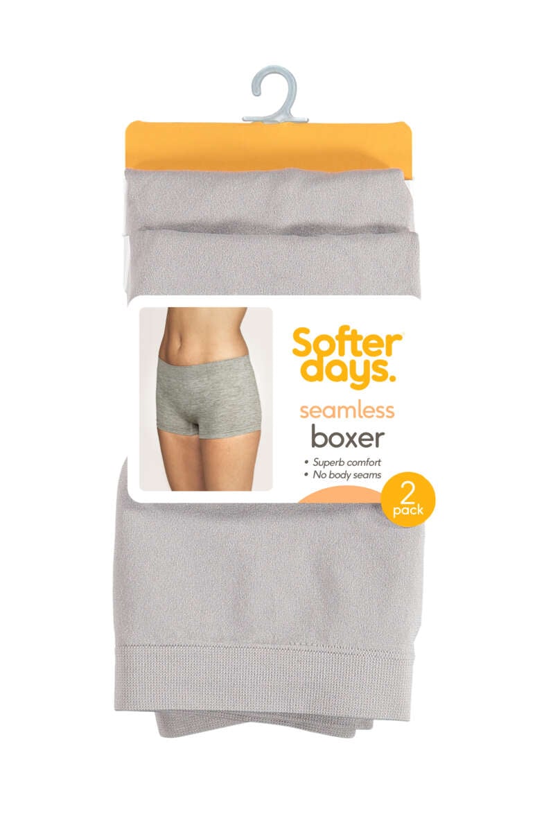 Softer Days Seamless boxertruser 2-pk dame