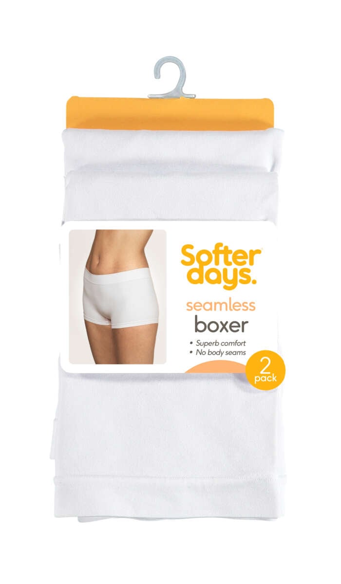 Softer Days Seamless boxertruser 2-pk dame