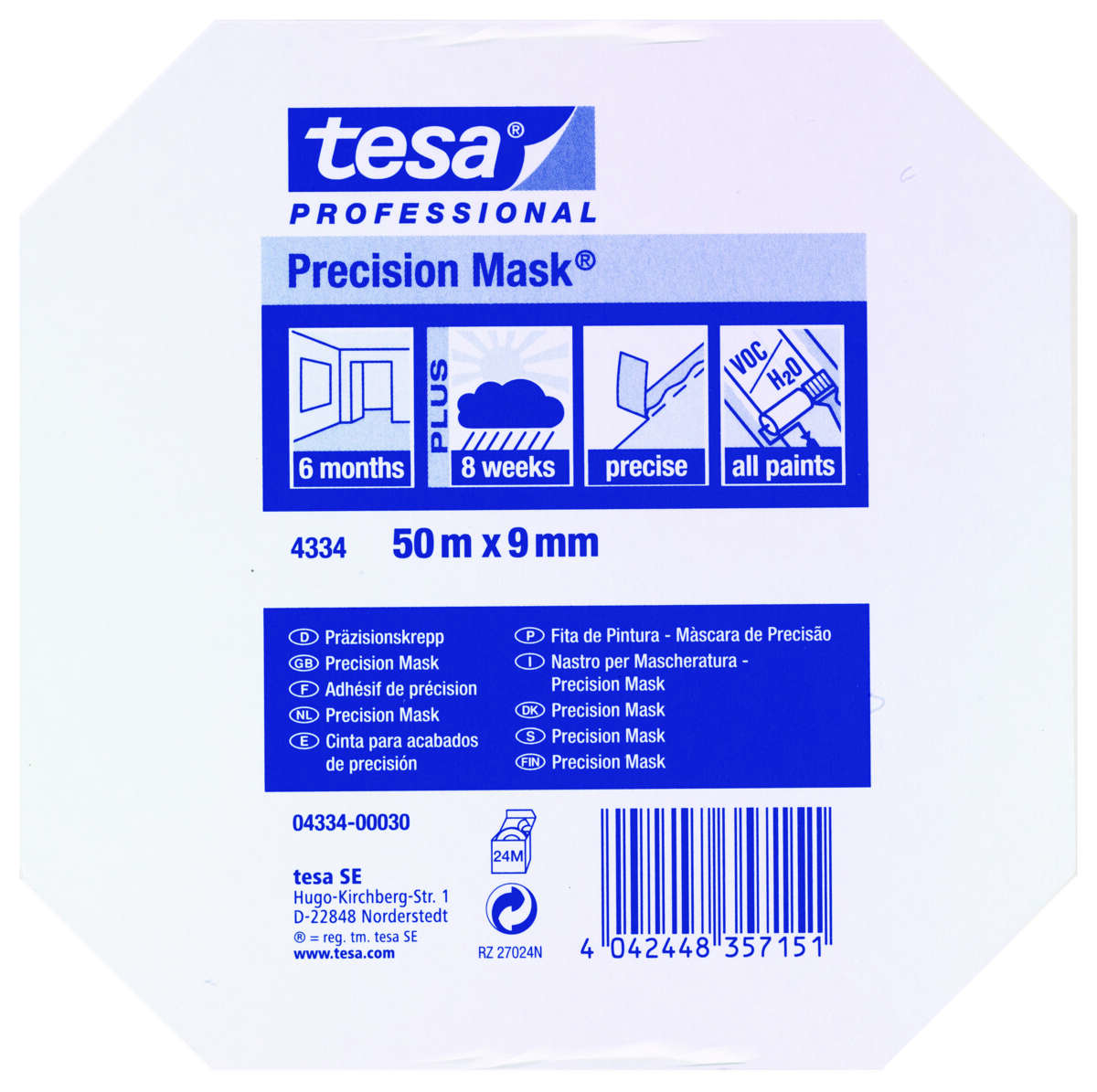 Tesa Malertape Precision Indoor 50 x 9mm