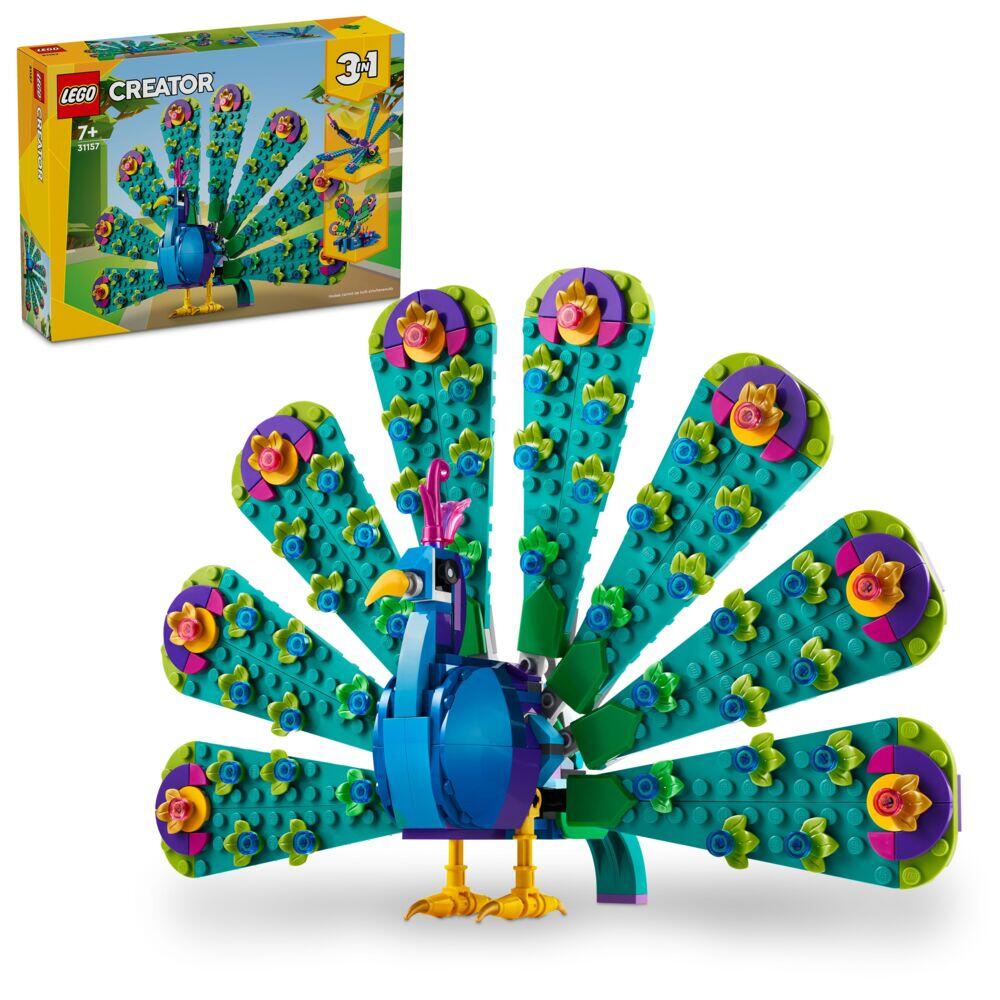 LEGO® Creator Eksotisk påfugl. 3-i-1-lekesett 31157