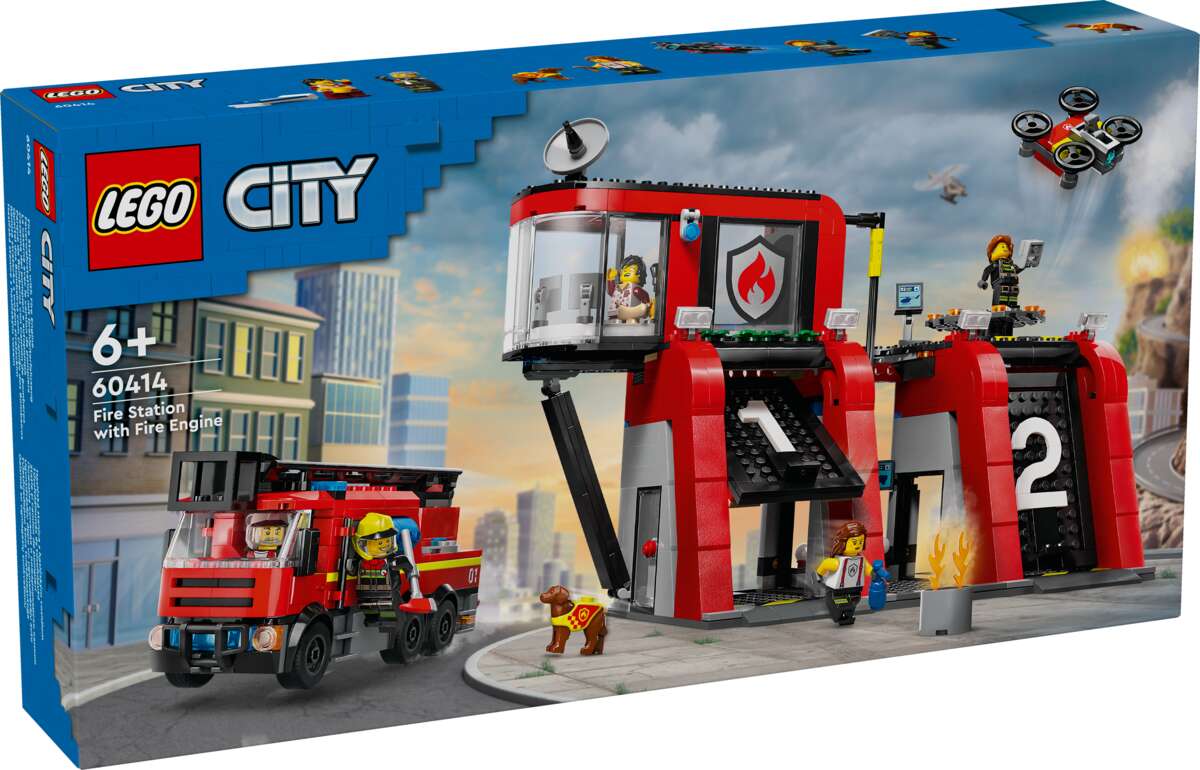 LEGO® City Brannstasjon med brannbil 60414