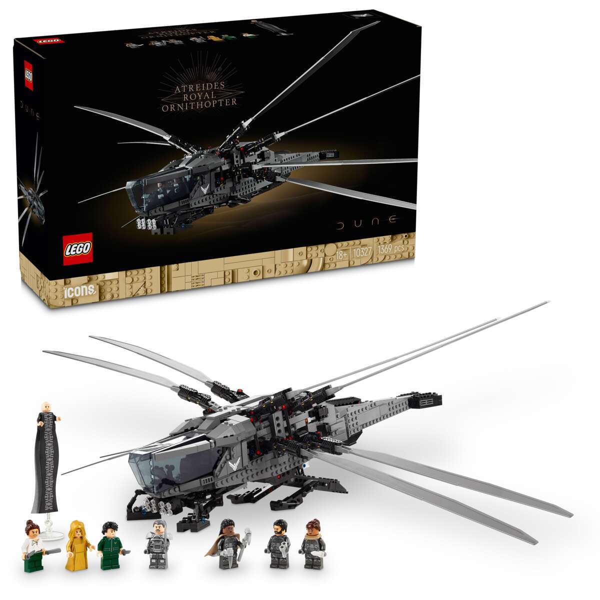 LEGO® Icons Dune Atreides Royal Ornithopter 10327