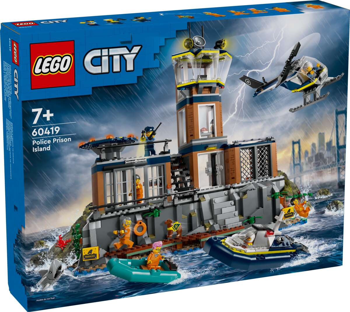 LEGO® City Politiets fengselsøy 60419
