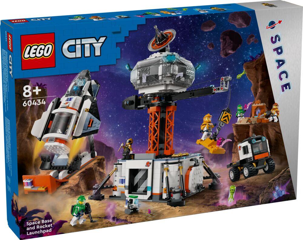 LEGO® City Rombase og utskytningsrampe for rakett 60434
