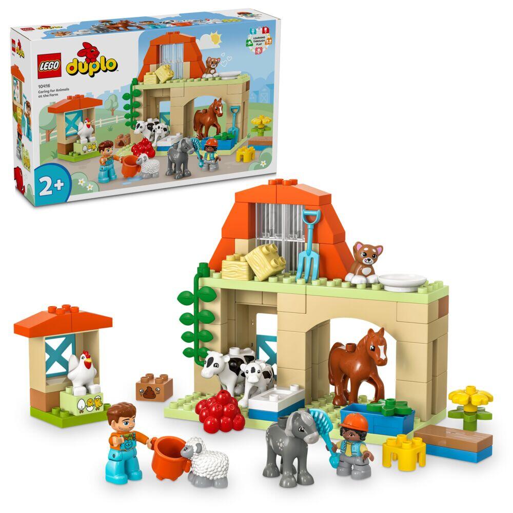 LEGO® DUPLO® Town Dyrestell på gården 10416