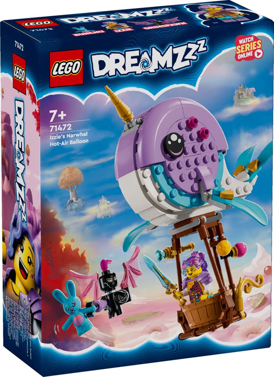 LEGO® DREAMZzz™ Izzies narhval med luftballong 71472