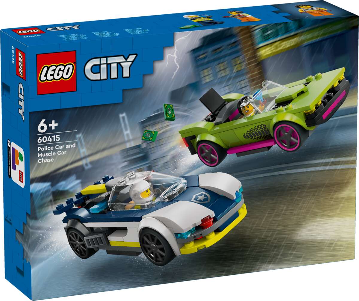 LEGO® City Politibil på muskelbil-jakt 60415