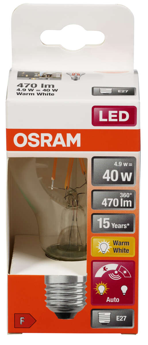 Ledvance LED Daylight sensor classic pære