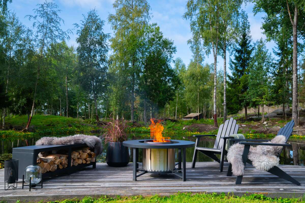 FCC Volcano bord til båltønne