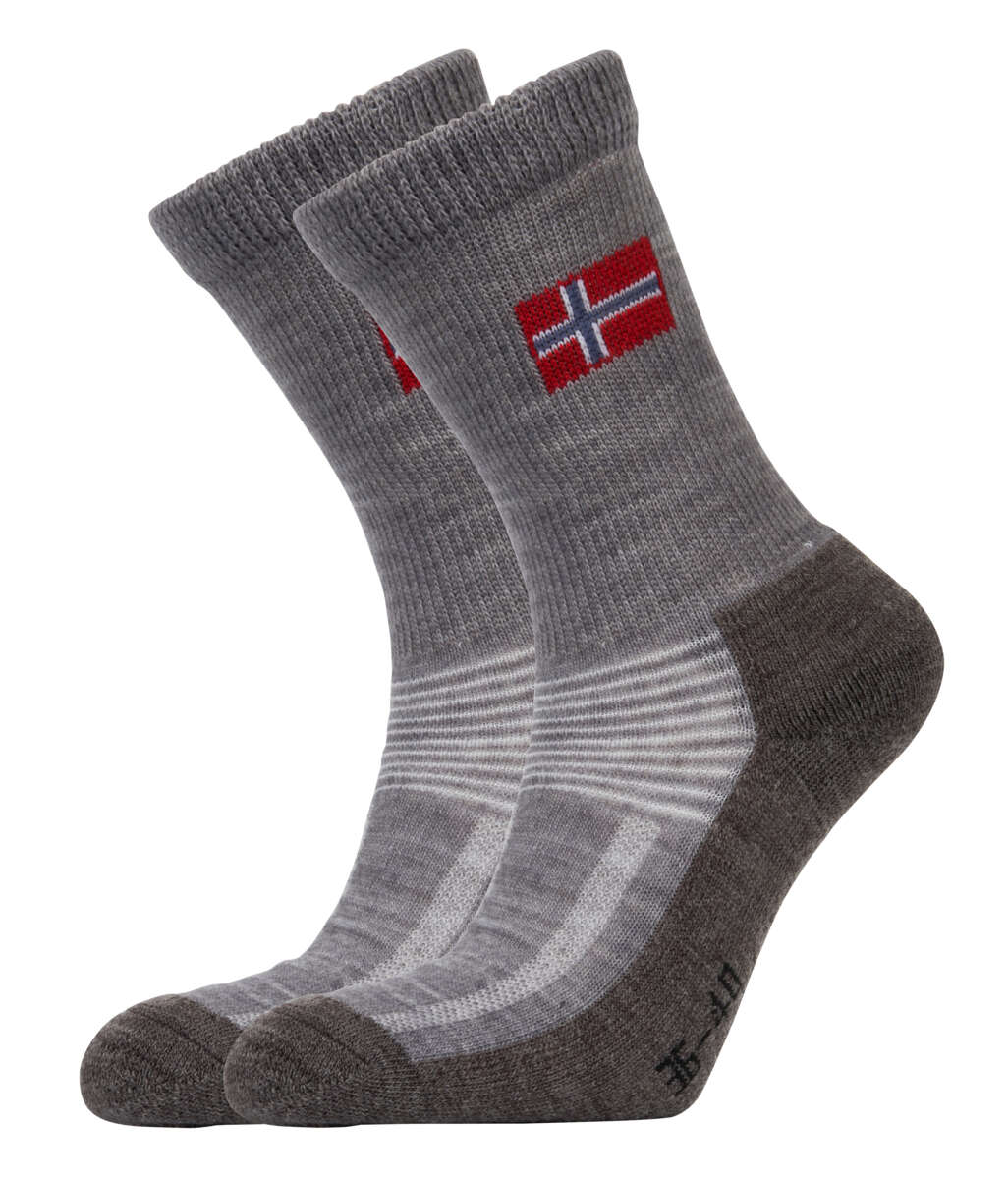 Norgesullsokken 2-pk unisex
