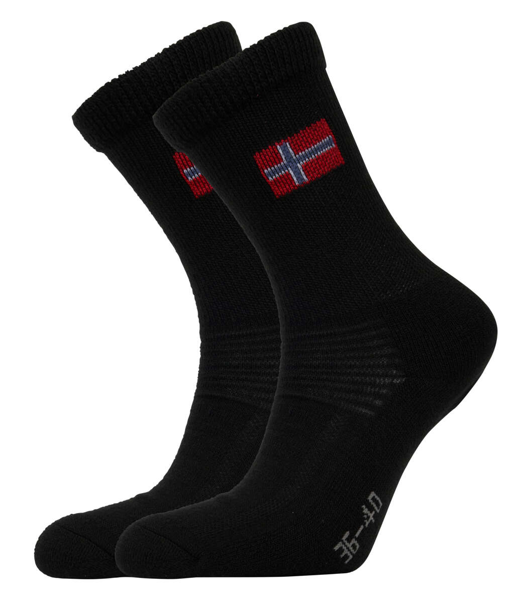 Norgesullsokken 2-pk unisex