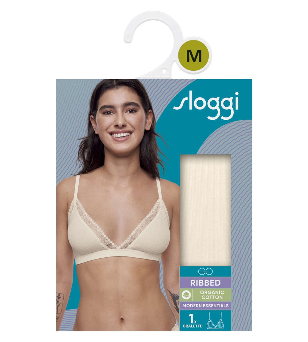 Sloggi Go Ribbed bralette dame