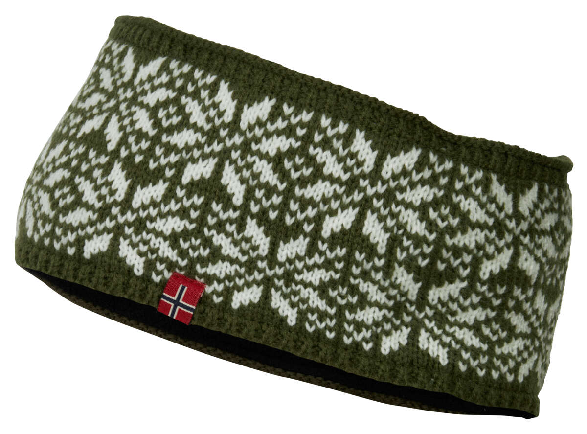 Norgespannebånd strikket pannebånd unisex