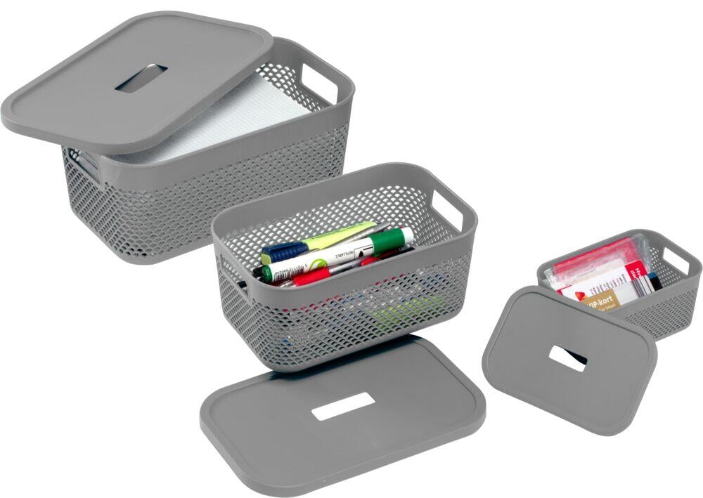 Wave oppbevaringsboks med lokk