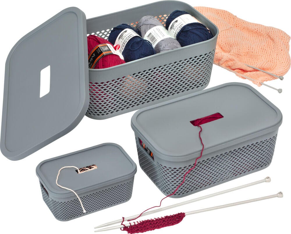 Wave oppbevaringsboks med lokk