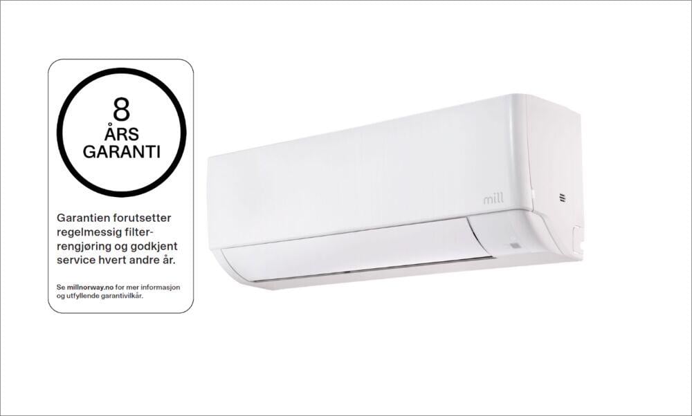 Mill Compact Pro WiFi varmepumpe 5200W, ferdig montert