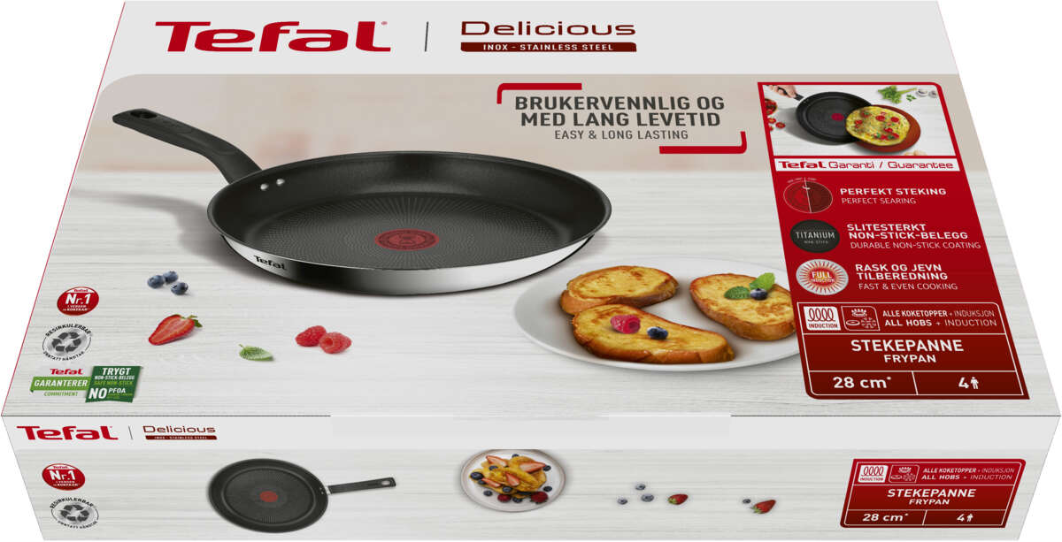 Tefal Delicious stekepanne i gaveeske