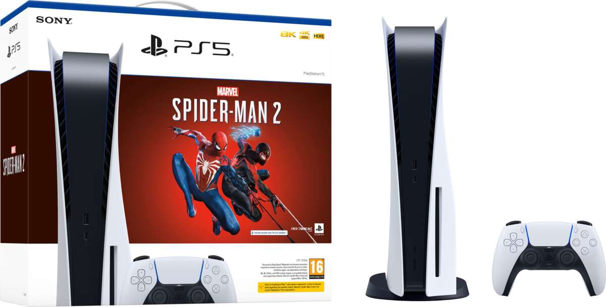 PlayStation®5-konsoll + Marvel’s Spider-Man 2 pakke
