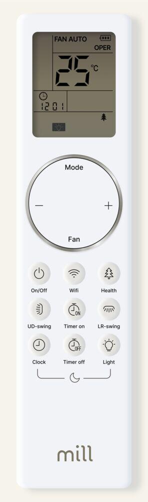 Mill Compact Pro WiFi varmepumpe 5200W, ferdig montert