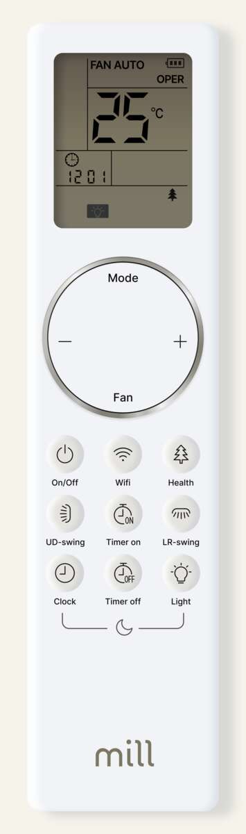 Mill Compact Pro WiFi varmepumpe 5200W, ferdig montert