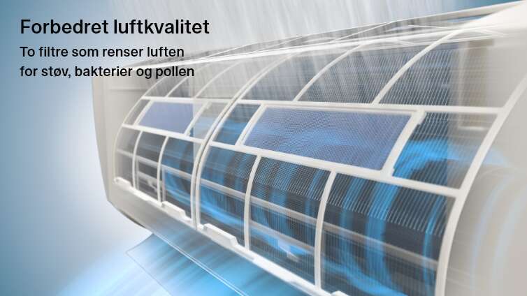 Mill Compact Pro WiFi varmepumpe 7400W, ferdig montert