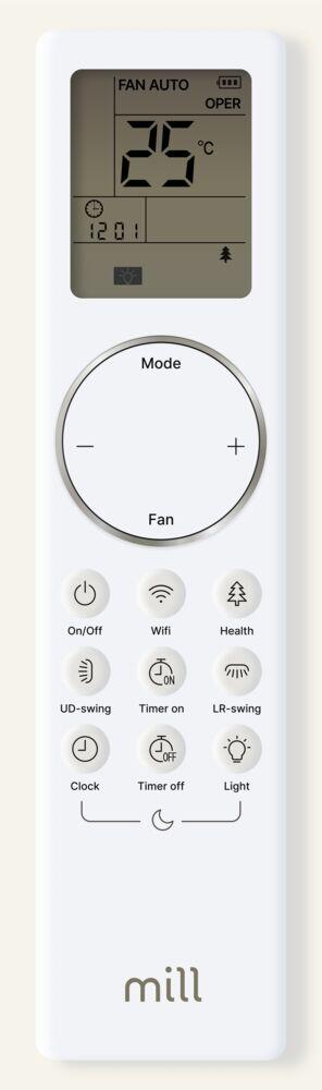 Mill Compact Pro WiFi varmepumpe 7400W, ferdig montert