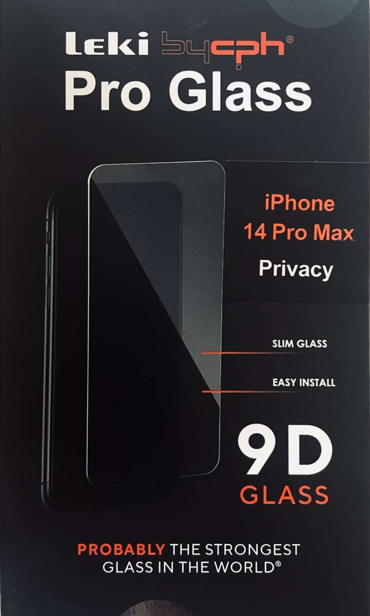 Leki bycph Privacy Pro Glass skjermbeskytter til iPhone 14 Pro Max