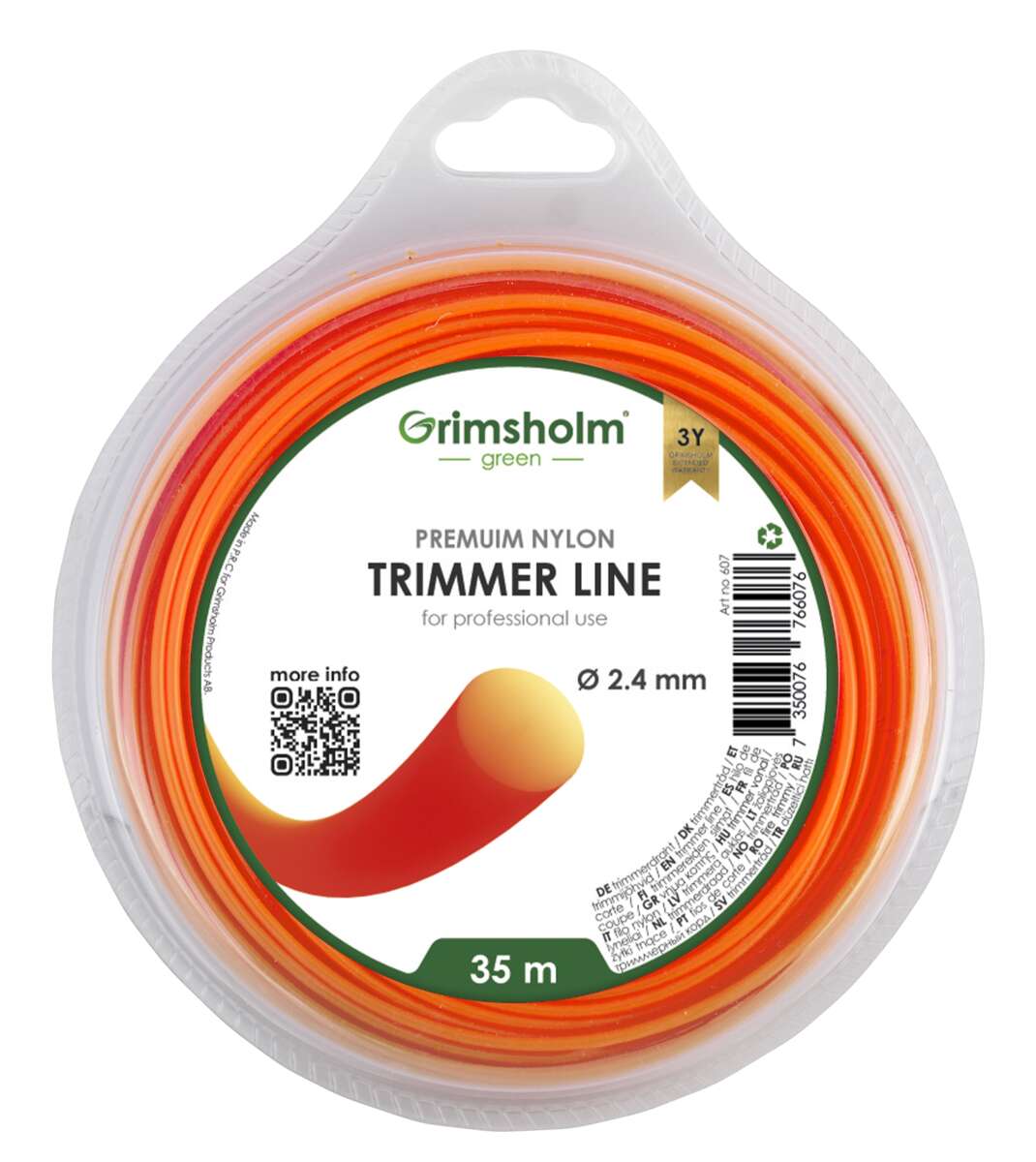 Grimsholm Trimmetråd 2,4 mm, 35 m