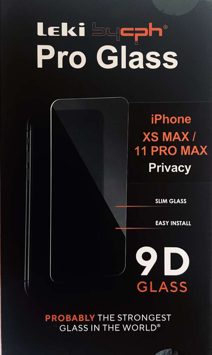 Leki bycph Privacy Pro Glass skjermbeskytter til iPhone XS Max/11 Pro Max