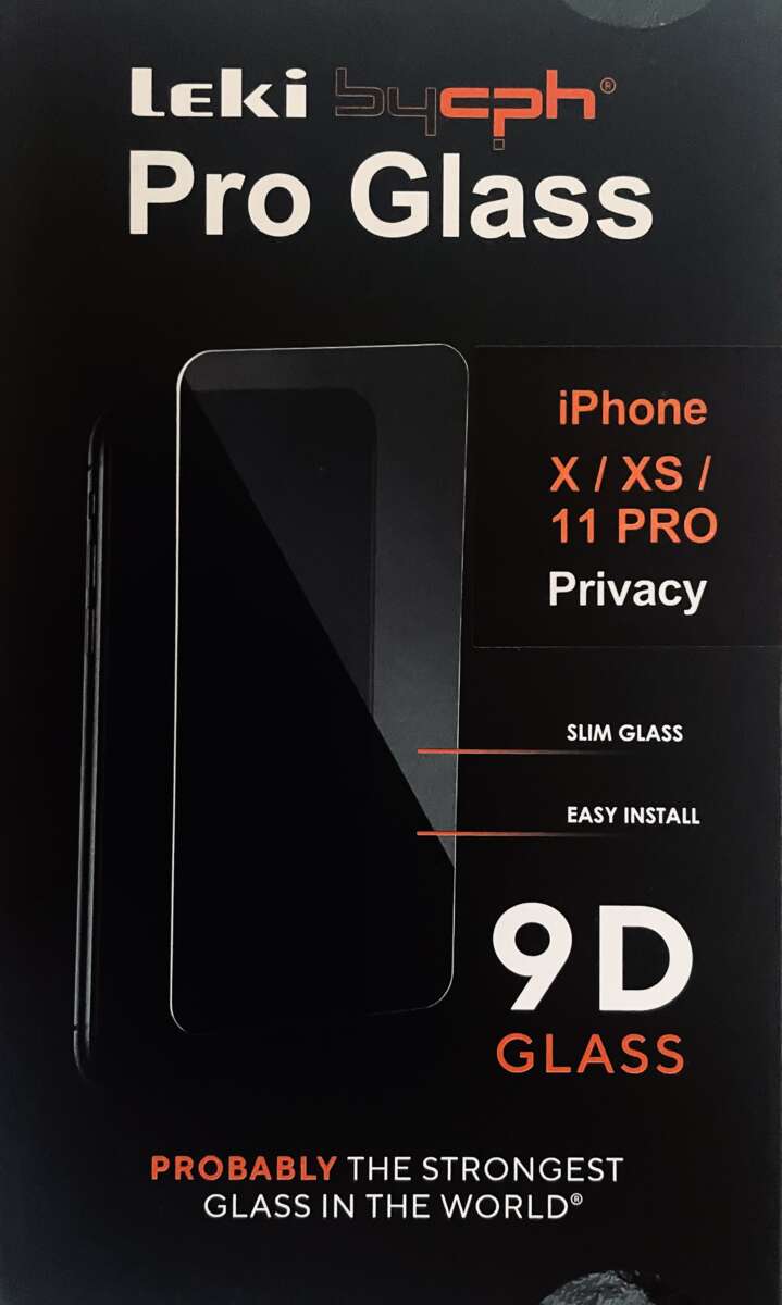 Leki bycph Privacy Pro Glass skjermbeskytter til iPhone X/XS/11 Pro
