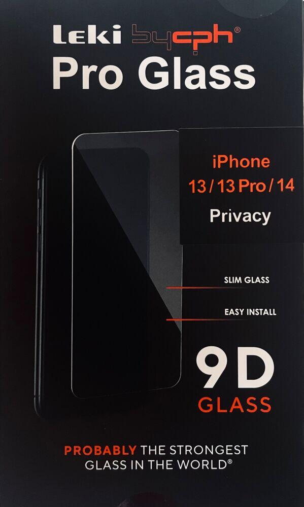 Leki bycph Privacy Pro Glass skjermbeskytter til iPhone 13/13 Pro/14