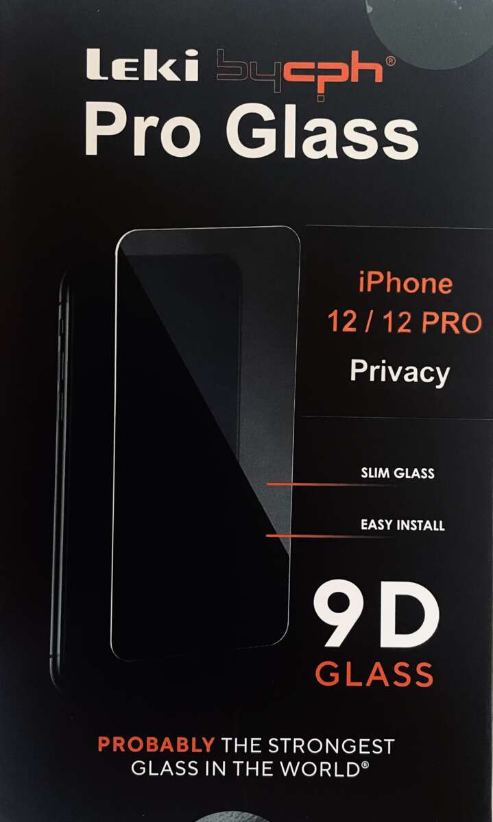 Leki bycph Privacy Pro Glass skjermbeskytter til iPhone 12/12 Pro