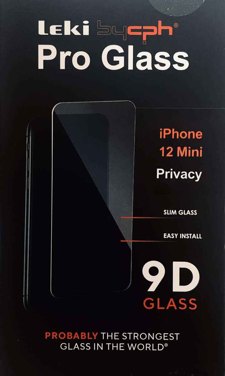 Leki bycph Privacy Pro Glass skjermbeskytter til iPhone 12 Mini