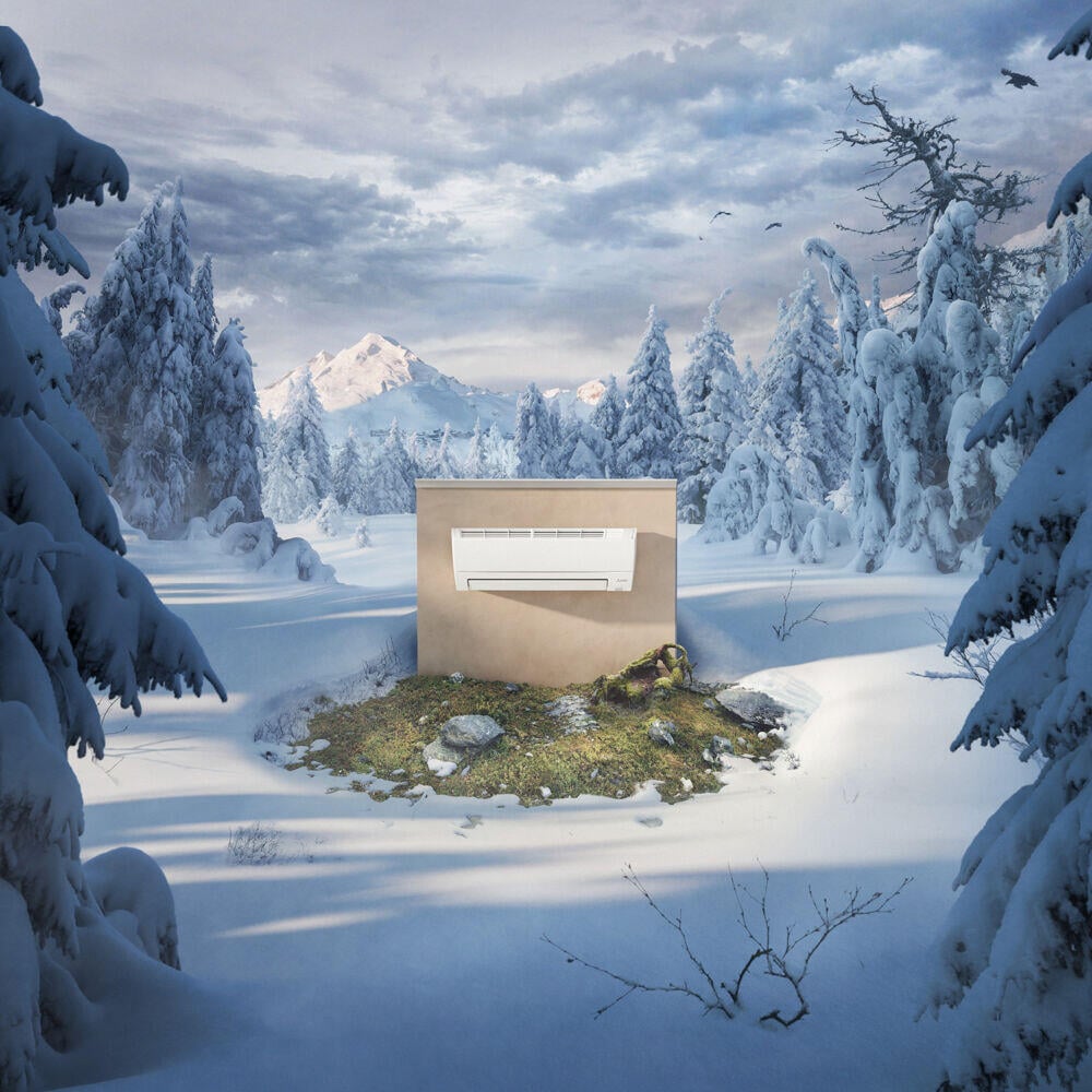 Mitsubishi Iguru 6200 varmepumpe, ferdig montert