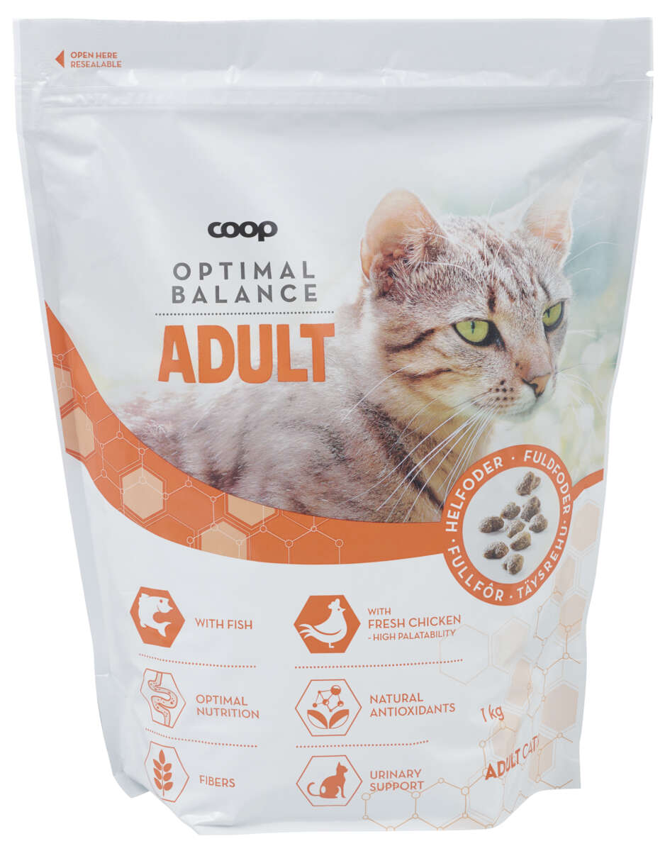 Coop Optimal Balance Kattemat Voksen Tørr 1kg