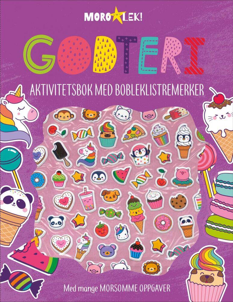 Aktivitetsbok godteri boblestickers