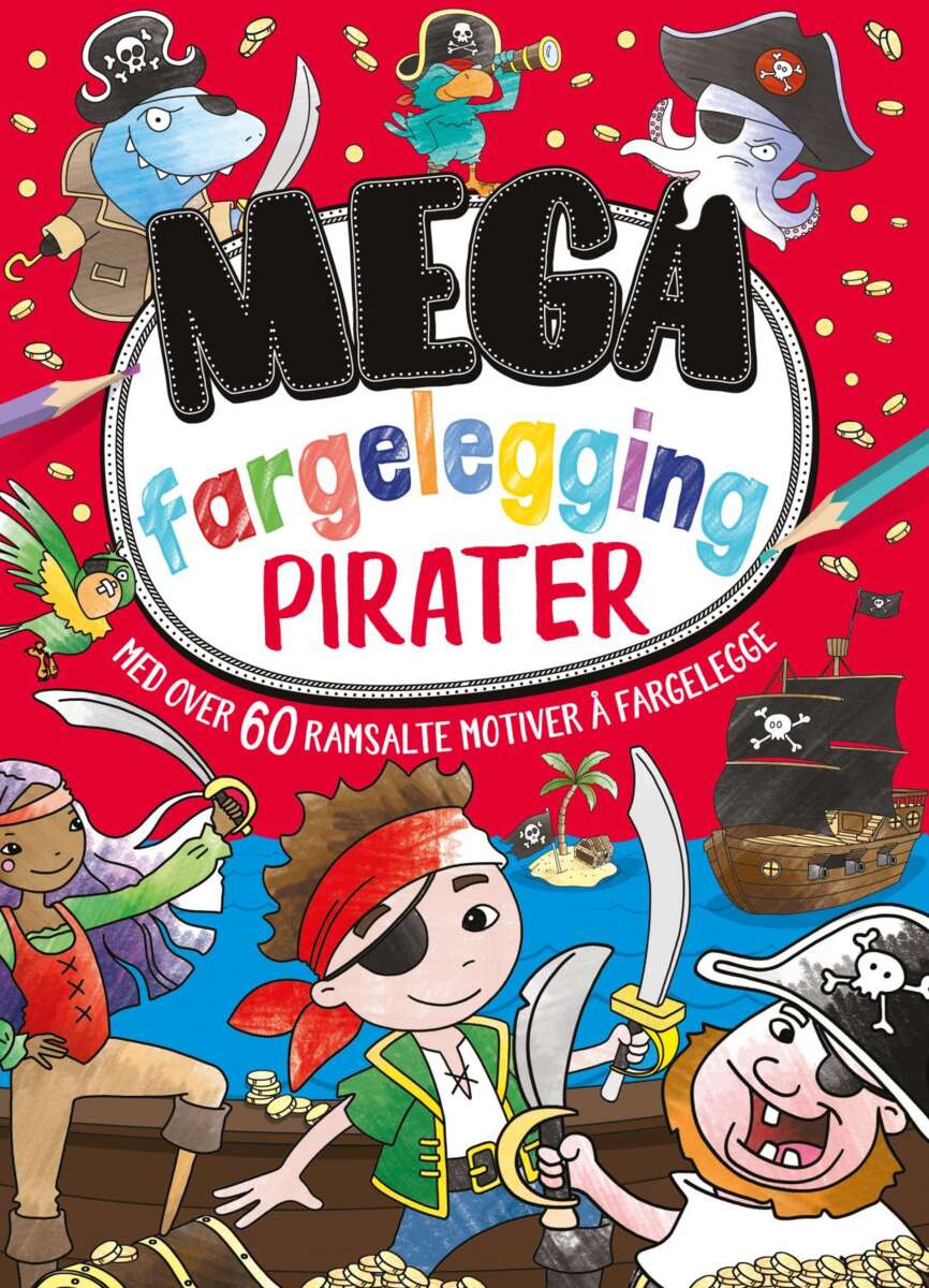 Mega fargelegging: Pirater