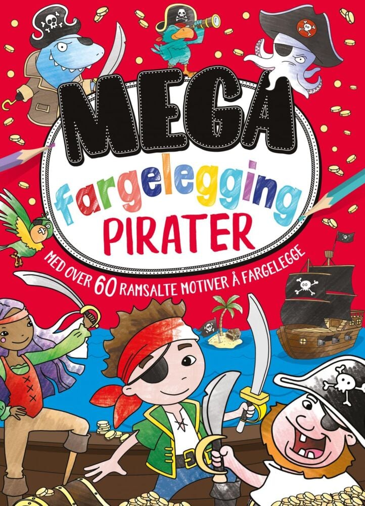Mega fargelegging: Pirater