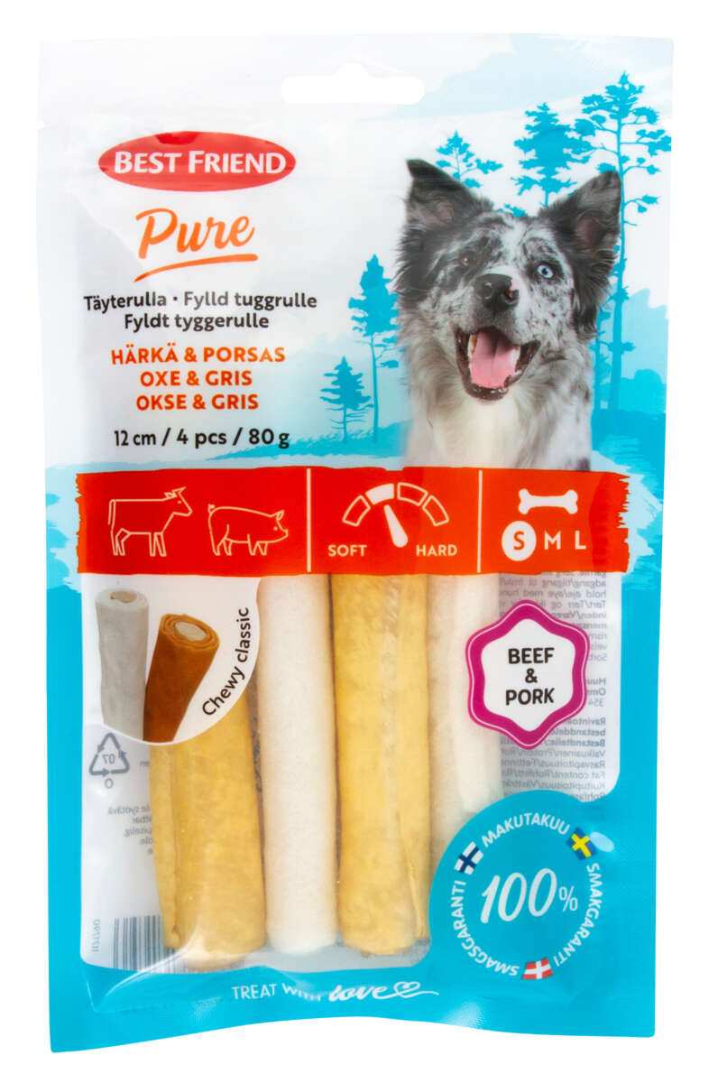 Best Friend Pure Tyggerulle Okse 4stk