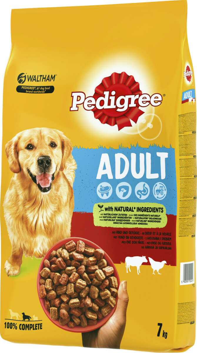 Pedigree Adult Okse/Grønnsaker 7kg
