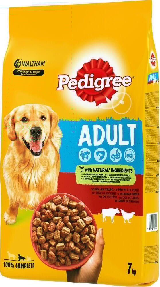 Pedigree Adult Okse/Grønnsaker 7kg