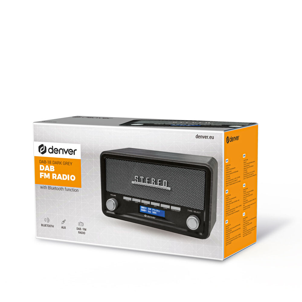 Denver DAB-18 DAB+ digital retroradio