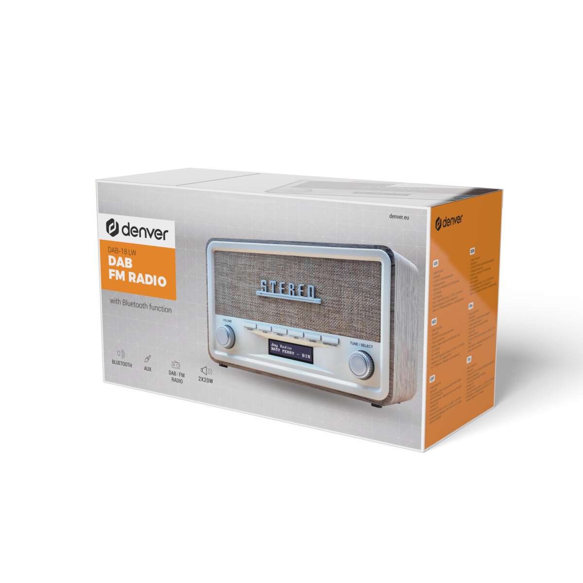 Denver DAB-18 DAB+ digital retroradio