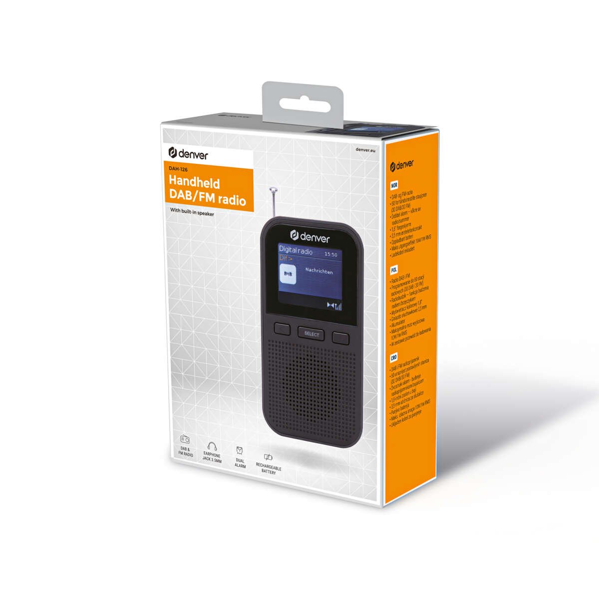 Denver DAH-126 DAB+/FM radio