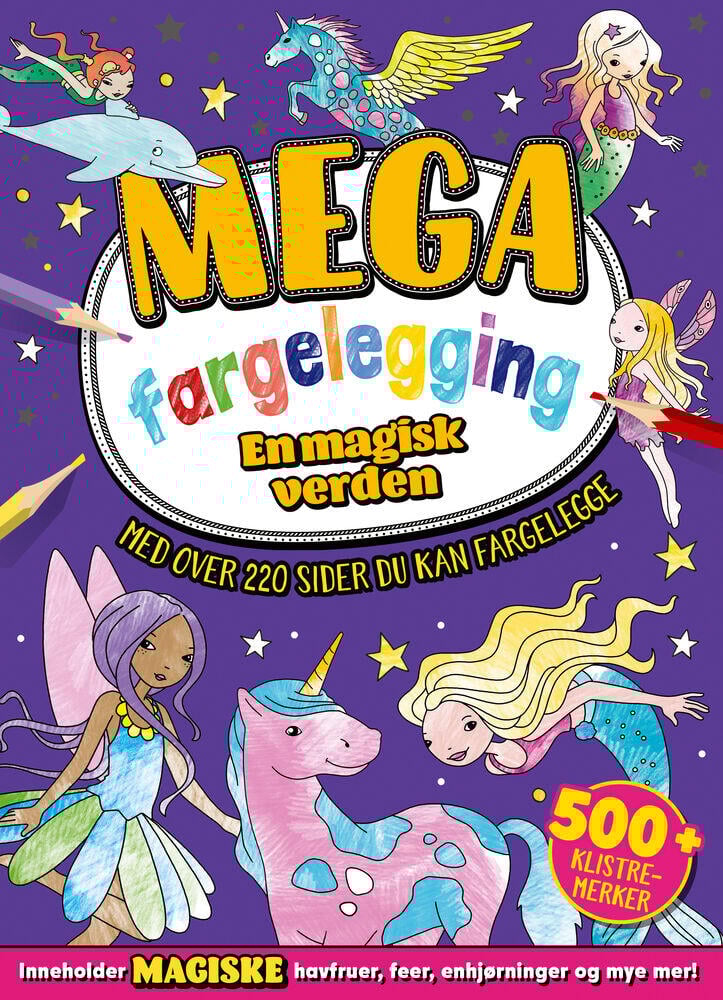 En magisk verden fargeleggingsbok