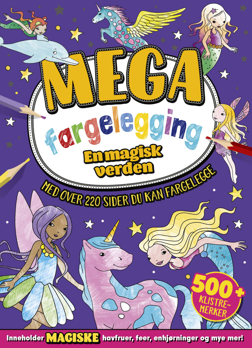 En magisk verden fargeleggingsbok